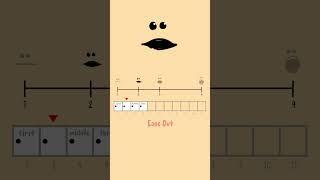 Ease Out + Ease In using the halves method #animation #2danimation #framebyframe