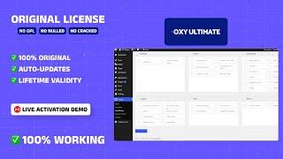 OxyUltimate & Woo with License Key | Oxygen Builder Addons | Premium WordPress Plugin at cheap price