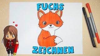 Fuchs einfach malen für Kinder | ab 7 Jahren | Malen mit Evi | deutsch