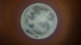 Oil Painting - How To Paint A Moon