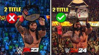 20 Things WWE 2K24 Does Better Than WWE 2K23