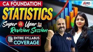 CA Foundation - Statistics SUPER से UPAR Revision Session| MEPL Classes