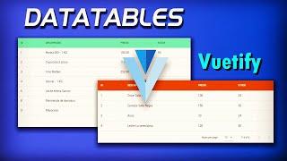 Cómo mostrar base de datos MySQL - Vuetify - DataTables - Axios