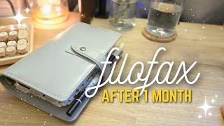 1 Month in Filofax Rings | Personal Rings Setup