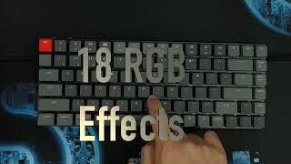 Keychron K3 Mechanical Keyboard Showcase + RGB Effects