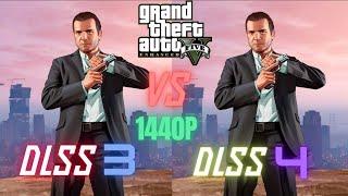 GTA 5 ENHANCED EDITION DLSS 3 VS DLSS 4 COMPARISON SIDE BY SIDE