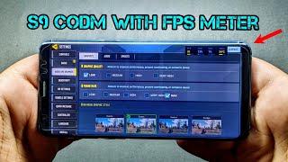 Samsung Galaxy S9 Exynos Call Of Duty Mobile Test Game | With FPS Meter | 2023!