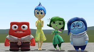 NEW INSIDE OUT FAMILY CHARACTERS In Garry's Mod!