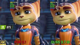 FSR 3.1 vs DLSS 3.7.10 - Visual & Performance Comparison 4K - RTX 4090