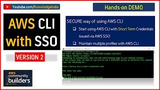 How to easily use AWS CLI with SSO? AWS CLI v2 Demo - Using CLI with SHORT TERM AWS credentials !