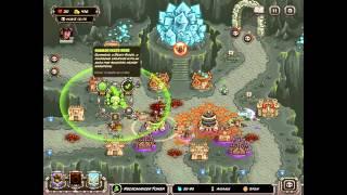 Kingdom Rush Frontiers Walkthrough Level 15 Emberspike Depths [Veteran] [3 Stars]