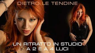 Dietro le tendine - Un ritratto in studio a 2 e a 4 luci