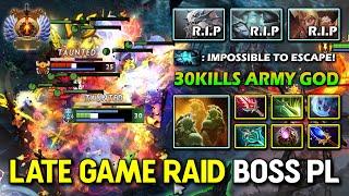 LATE GAME RAID BOSS Phantom Lancer 30Kills Max Slotted Build 100% Become Annoying Carry DotA 2