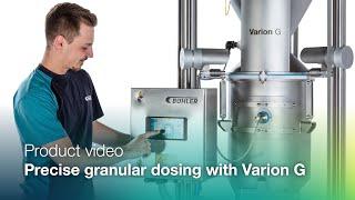 Varion G: loss-in-weight scale for granular products