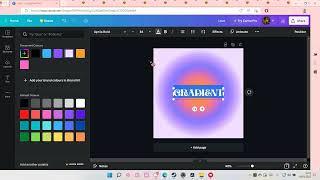 How To Make Circular Gradient On Canva