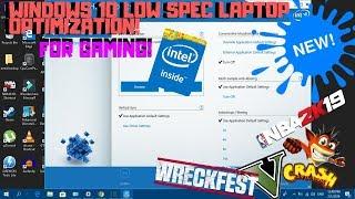 WINDOWS 10 HOW TO OPTIMIZE YOUR LOW-SPEC LAPTOP FOR GAMING USING INTEL GRAPHICS SETTINGS!