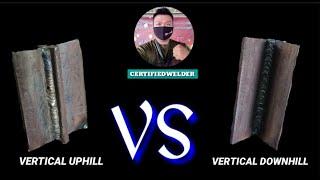 Kaibahan ng vertical downhill at Vertical Uphill ( Certified Welder )