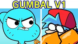 Friday Night Funkin' VS GUMBAL V1 | The Amazing World of Gumball + Cutscenes (FNF Mod/Darwin/Nicole)