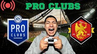 PRO CLUBS SERGIUS FC!!!  EA FC 25 LIVE STREAM!!!