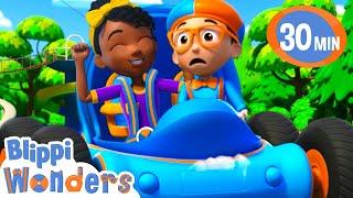 Adventure Time: Meekah Drives the Blippi Mobile | Educational Videos for Kids | Blippi Wonders