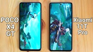 POCO X4 GT vs Xiaomi 11T Pro Antutu Test, The Battle!