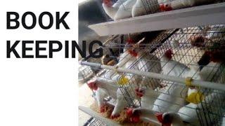 BOOK KEEPING IN POULTRY. HOW TO RECORD ACTIVITY OF A FARM. SAMPLE OF RECORD KEEPING.