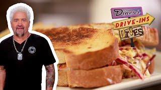Guy Fieri Eats One MONSTER Pastrami Sandwich in Denver | Diners, Drive-Ins and Dives | Food Network