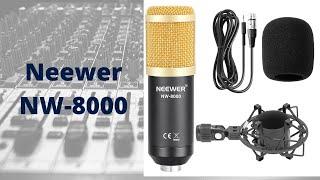 Neewer NW-8000 (NW8000) microfono a condensatore con kit accessori