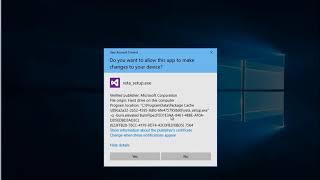 Uninstall Microsoft Visual Studio Tools for Application 2012 on Windows 10