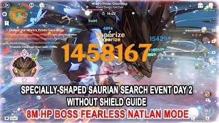 Specially-Shaped Saurian Search Event Day 2 Without Shield Guide - 8M HP Boss Fearless Natlan Mode