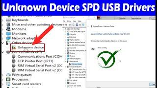 Unknown device SPD USB Drivers Free Download | SPRD USB Drivers