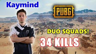 Team Liquid Kaymind & Drassel - 34 KILLS - M416 + Lynx AMR - DUO SQUADS! - PUBG