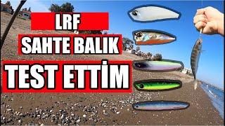 LRF ile Kıyıdan Balık Avı Jig Sahte Balık Testi