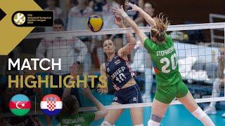 Azerbaijan vs. Croatia - Match Highlights I European Golden League Women 2024