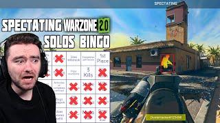 DUMB HACKER - Warzone 2 Solos Spectating Bingo