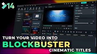 Cinematic Titles Tutorial | Wondershare Filmora 14 Guide