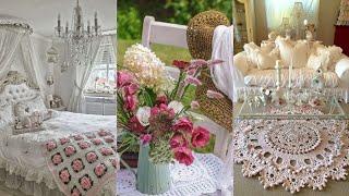 Small Cottage Shabby Chic HOME DECOR: Blending Timeless Vintage Lace, Floral and Crochet Designs