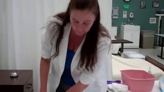 CNA ESSENTIAL SKILLS - Catheter Care for Female (6:54)