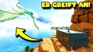 Er GREIFT meine BASE AN  (Ark Crystal Isles Deutsch Solo PvP)