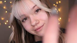 ASMR Everything is going to be ok | Close up, Phrase repeating, tongue clicking and shhh sounds