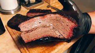 Brisket on the 500-Gallon Reverse Flow Meadow Creek