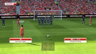 PES 2014 - Liverpool vs Manchester United Gameplay PC