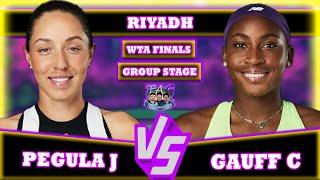 LIVE: Gauff C vs Pegula J • WTA Finals Riyadh 2024 #Finals #tennis #wta #Gauff #Pegula