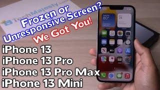 How to Fix Frozen or Unresponsive Screen: iPhone 13 /iPhone 13 Pro/ iPhone 13 Pro Max/iPhone 13 Mini