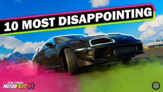 THE 10 MOST DISAPPOINTING Cars in The Crew Motorfest