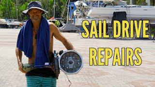 Yanmar sail drive diaphragm and seal change - Sailing Malaysia