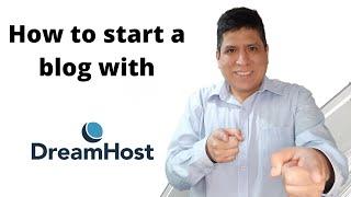 HOW  TO START A BLOG with DreamHost | Dreamhost pros and cons