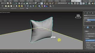3ds max Tutorial - Modeling A cushion/  Pillow using Cloth Modifier