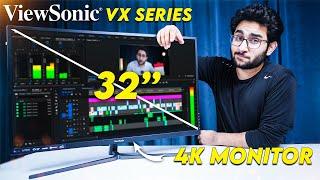 32 Inches 4K Monitor for Console Gamers & Creators | ViewSonic VX3211