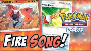 VOLCARONA is Actually AMAZING! | Pokemon TCG Pocket